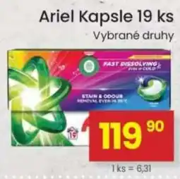 Kubík potraviny Ariel Kapsle nabídka