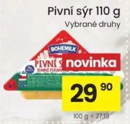 Kubík potraviny Bohemia pivní sýr nabídka