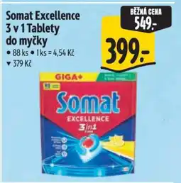 Albert Somat Excellence 3 v 1 Tablety do myčky nabídka