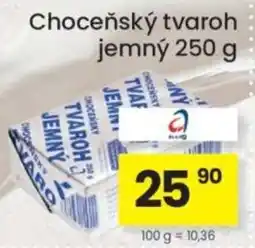 Kubík potraviny Choceňský tvaroh jemný nabídka