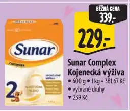 Albert Sunar Complex kojenecká výživa nabídka