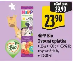 Albert HiPP Bio Ovocná oplatka nabídka