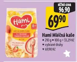 Albert Hami Mléčná kaše nabídka
