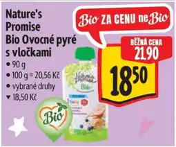 Albert Nature's Promise Bio Ovocné pyré s vločkami nabídka