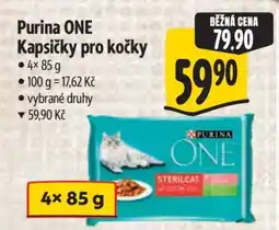 Albert Purina ONE Kapsičky pro kočky nabídka