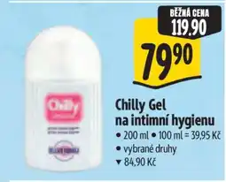 Albert Chilly Gel na intimní hygienu nabídka