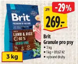 Albert Brit Granule pro psy nabídka