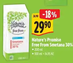 Albert Nature's Promise Free From Smetana 30% nabídka