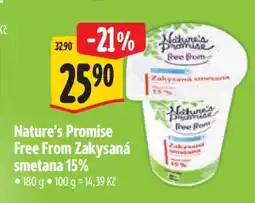 Albert Nature's Promise Free From Zakysaná smetana 15% nabídka