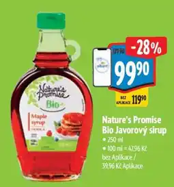 Albert Nature’s Promise Bio Javorový sirup nabídka