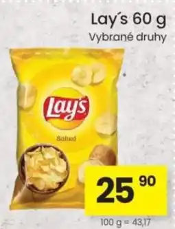 Kubík potraviny Lay's nabídka