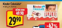 Albert Kinder čokoláda nabídka