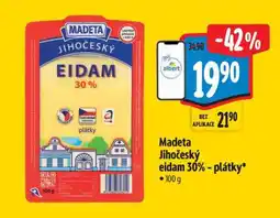 Albert Madeta Jihočeský eidam 30 plátky nabídka