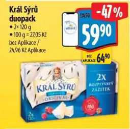 Albert Král Sýrů duopack nabídka