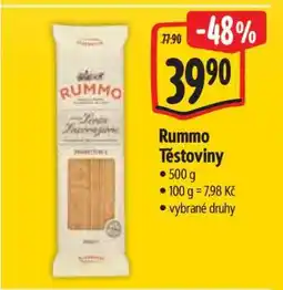 Albert Rummo těstoviny nabídka
