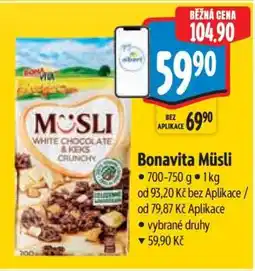 Albert Bonavita Müsli nabídka