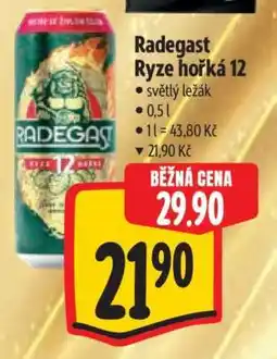 Albert Radegast Ryze Hořká 12 nabídka