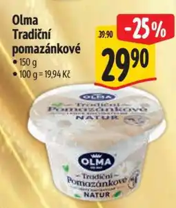 Albert Olma Tradiční pomazánkové nabídka