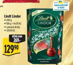 Albert Lindt Lindor nabídka
