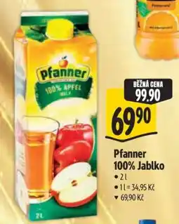 Albert Pfanner 100% Jablko nabídka