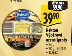 Albert Nekton Výběrové uzené šproty nabídka