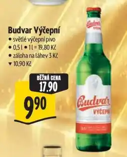 Albert Budvar výčepní nabídka