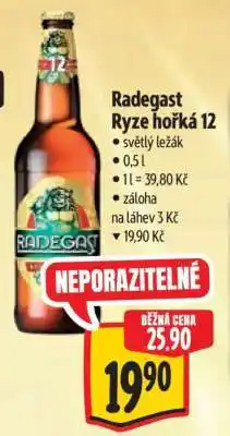 Albert Radegast Ryze Hořká 12 nabídka