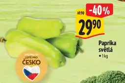 Albert Paprika světlá nabídka