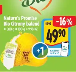 Albert Nature's Promise Bio Citrony balené nabídka