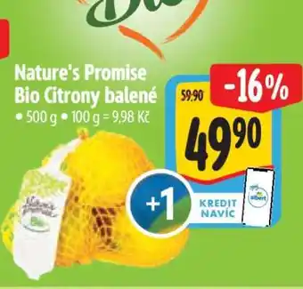 Albert Nature's Promise Bio Citrony balené nabídka