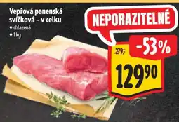 Albert Vepřová panenská svíčková – v celku nabídka