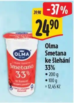 Albert Olma Smetana ke šlehání 33% nabídka