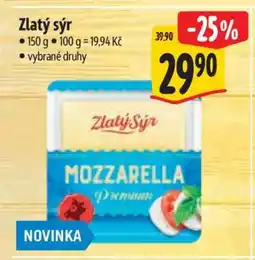 Albert Zlatý sýr nabídka