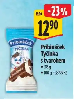 Albert Pribináček Tyčinka s tvarohem nabídka