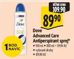 Albert Dove Advanced Care Antiperspirant sprej nabídka