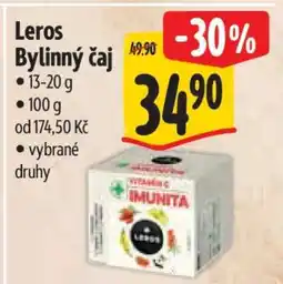Albert Leros bylinný čaj nabídka