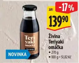 Albert Živina Teriyaki omáčka nabídka