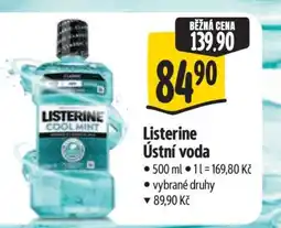 Albert Listerine ústní voda nabídka