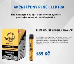 Planeo Elektro Puff House 800 Banana Ice nabídka
