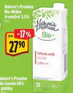 Albert Nature's Promise Bio Mléko trvanlivé 3,5% nabídka