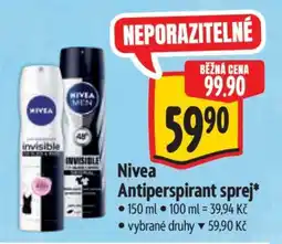 Albert Nivea antiperspirant sprej nabídka