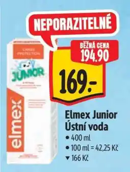 Albert Elmex Junior Ústní voda nabídka
