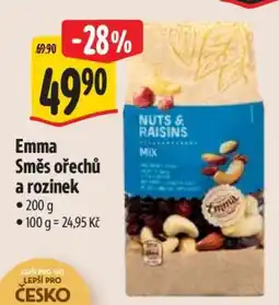 Albert Emma Směs ořechů a rozinek nabídka