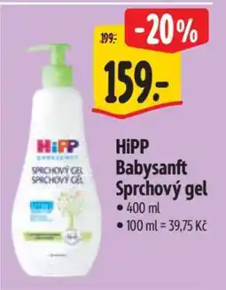 Albert HiPP Babysanft Sprchový gel nabídka