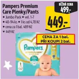Albert Pampers Premium Care Plenky/Pants nabídka