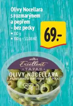 Albert Olivy Nocellara s rozmarýnem a pepřem bez pecky nabídka