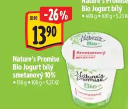 Albert Nature's Promise Bio Jogurt bílý smetanový 10% nabídka