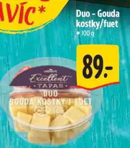 Albert Duo - gouda kostky / fuet nabídka
