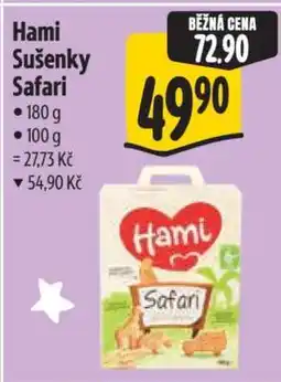 Albert Hami sušenky Safari nabídka