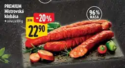 Albert PREMIUM Mistrovská klobása nabídka
